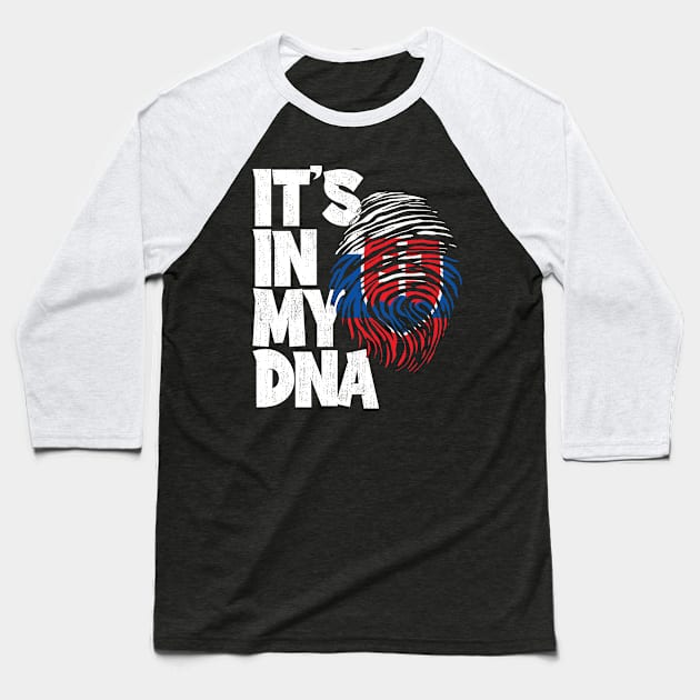 IT'S IN MY DNA Slovakia Flag Men Women Kids Baseball T-Shirt by simonStufios